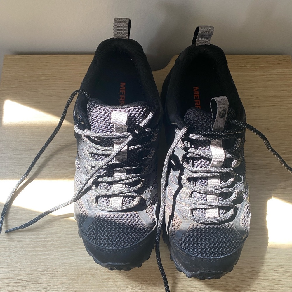Merrell Black Gray Trail Shoes